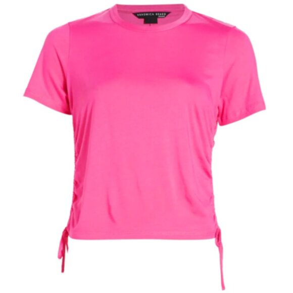 NEW Tazi Drawstring T-Shirt VERONICA BEARD in PINK size M - Picture 2 of 10